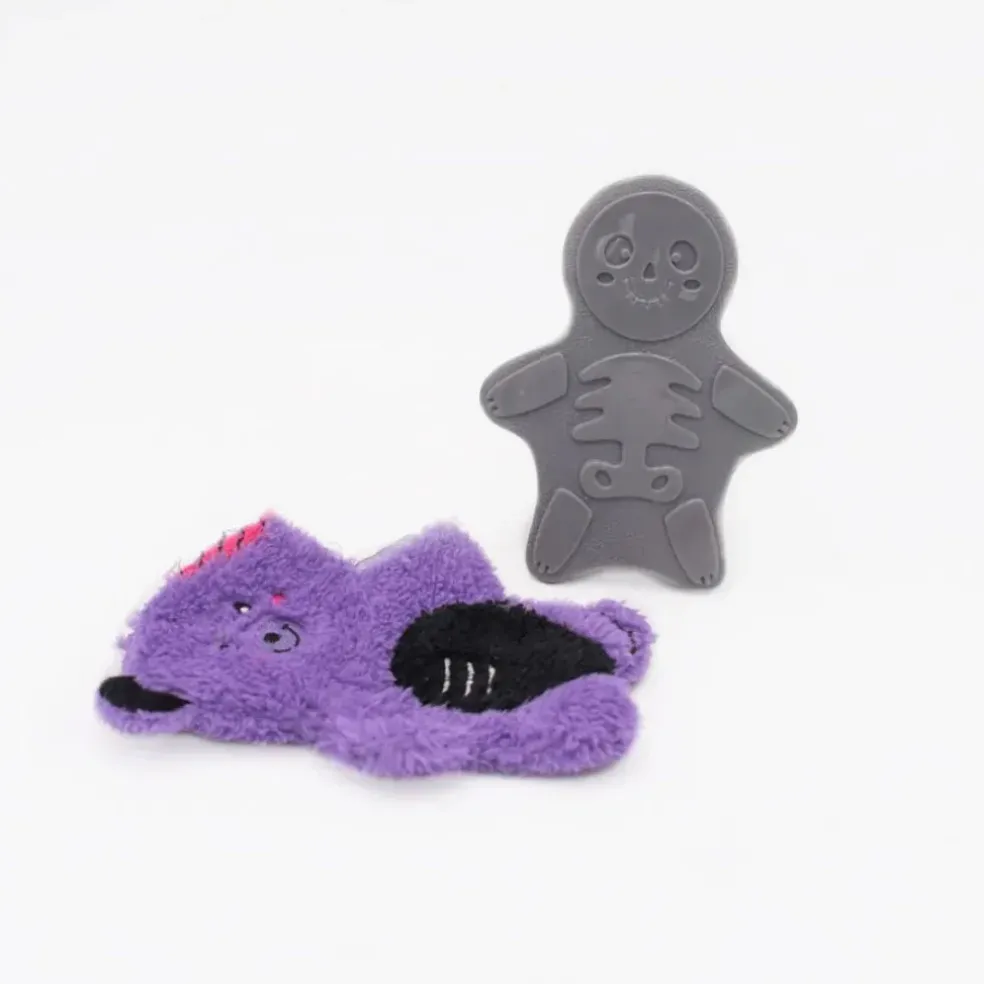 Zippypaws Halloween Bonez Zombie Bear Toy For Dogs