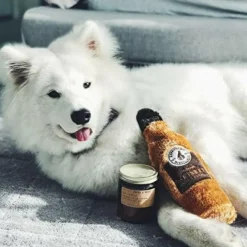 Zippy Paws Happy Hour Crusherz Bottle Themed Crunchy Water Bottle Whiskey