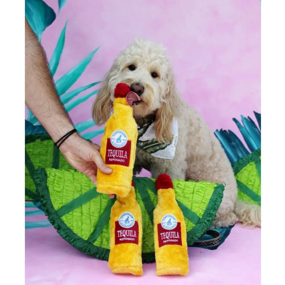 Zippy Paws Happy Hour Crusherz Bottle Themed Crunchy Water Bottle Tequila