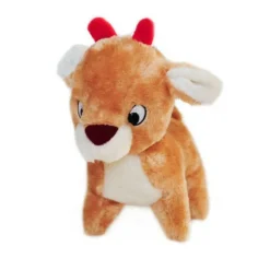 ZippyPaws Holiday Deluxe Reindeer Plush Dog Toy