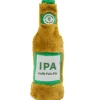 ZippyPaws Ipa Happy Hour Crusherz Plush Dog Toy, Medium