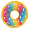 Zippy Paws Jumbo Donutz Interactive Squeaky Rainbow Dog Toy (Extra Large)