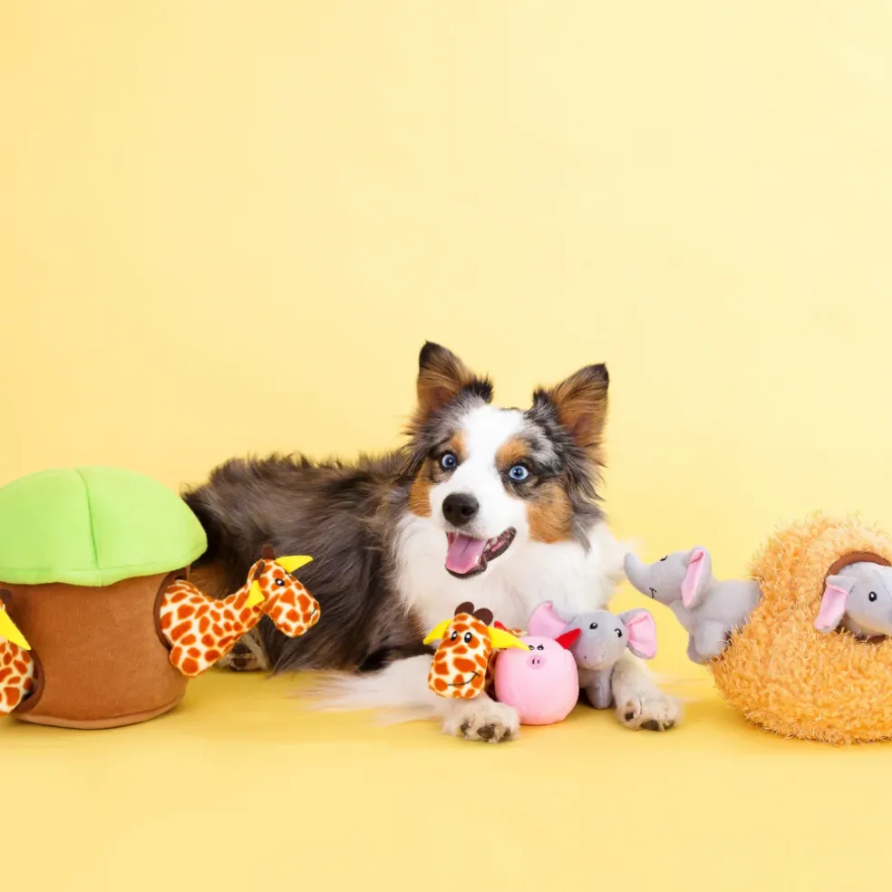 ZippyPaws Miniz 3 Pack Bunnies Dog Toy