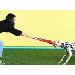 Zippy Paws Monkey RopeTugz Durable Rope Squeaky Chew Toy for Dogs