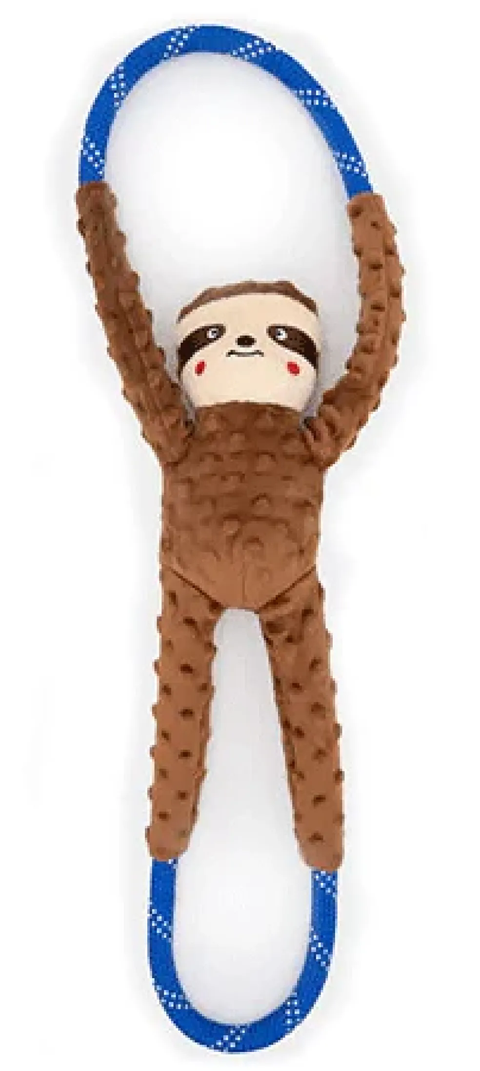 Zippy Paws Monkey RopeTugz Durable Rope Squeaky Chew Toy for Dogs