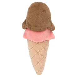 Zippy Paws NomNomz Ice Cream Plush Squeaky Toy for Dogs