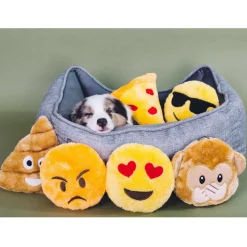 Zippy Paws Squeakie Nomnomz Pizza Squeaky Plush Toy for Dogs (Medium)