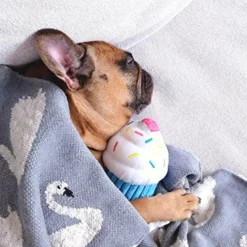 Zippy Paws Stuffed Plush Cupcake Toy for Dogs