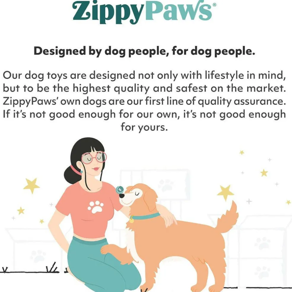 Zippy Paws Zippy Jigglerz Pepper Squeaky Plush Tug Toy for Dogs