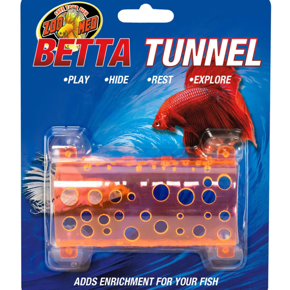 Zoo Med Betta Fish Tunnel - Ideal Shelter & Play for Bettas