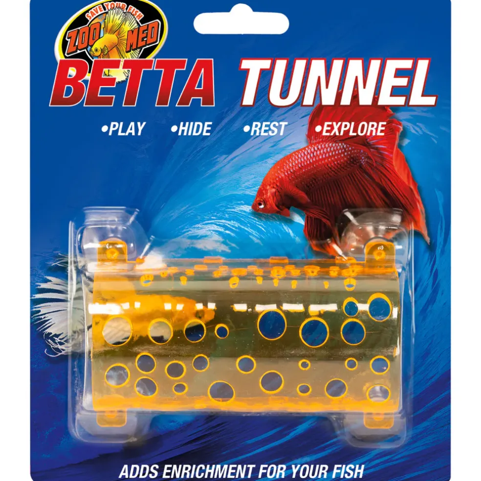 Zoo Med Betta Fish Tunnel - Ideal Shelter & Play for Bettas