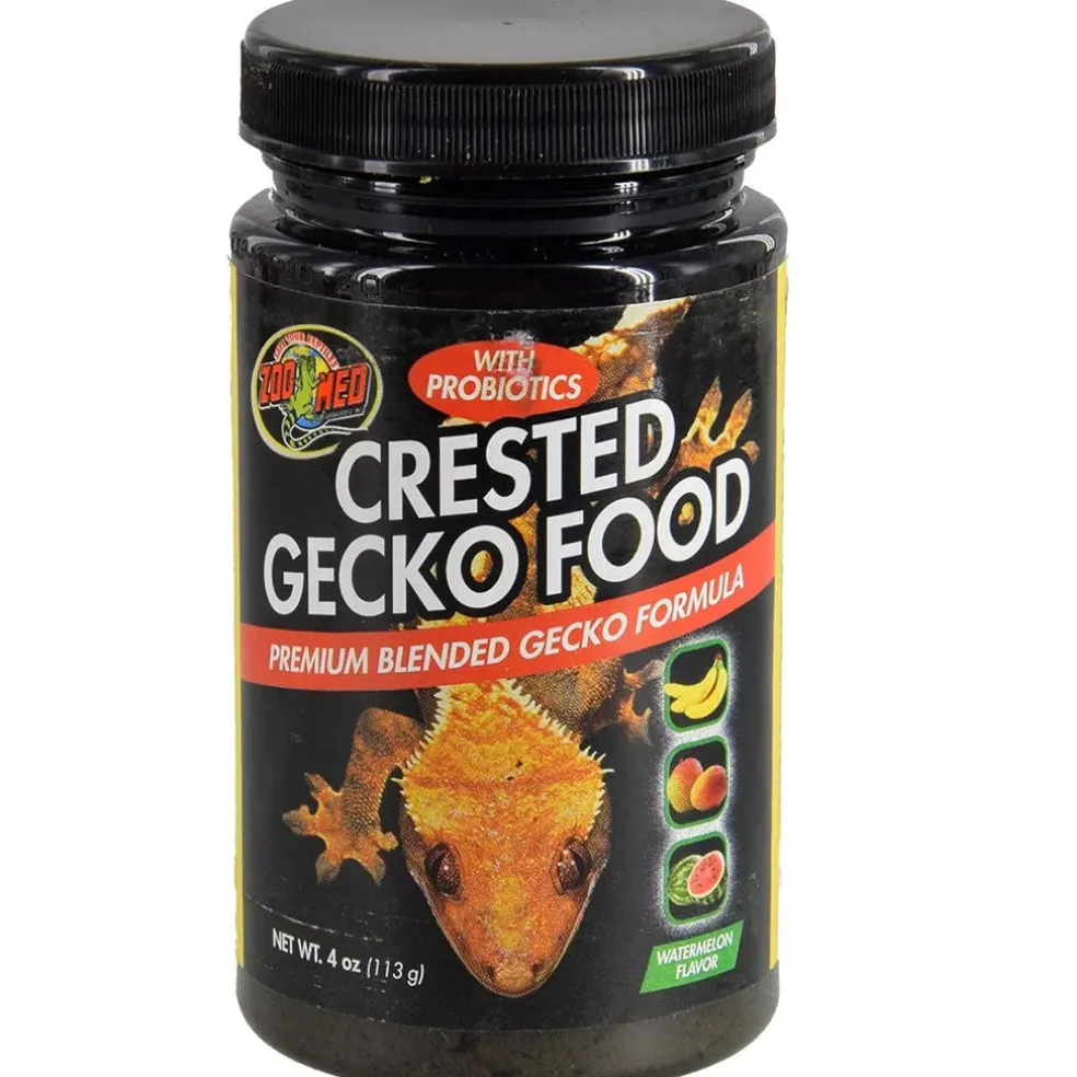 Zoo Med Crested Gecko Food Premium Blended Watermelon Dry Food, 1-lb