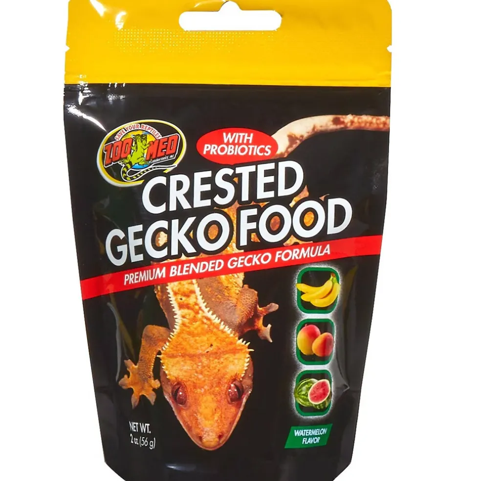 Zoo Med Crested Gecko Food Premium Blended Watermelon Dry Food, 1-lb