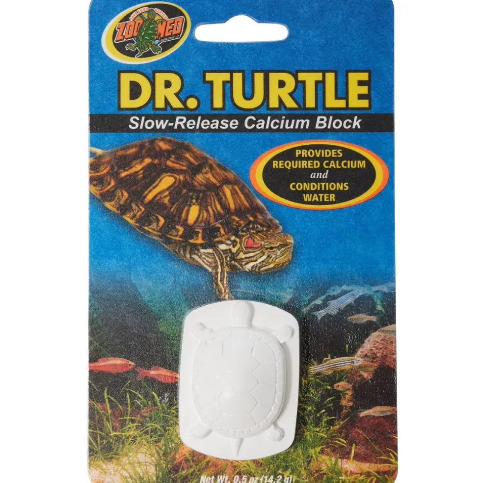 Zoo Med Dr. Turtle Slow Release Calcium Block Turtle Supplement