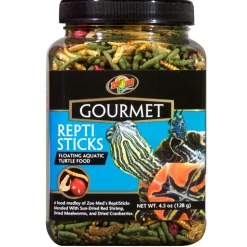 Zoo Med Gourmet Reptisticks Floating Aquatic Turtle Dry Food