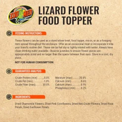 Zoo Med Lizard Flower Food Topper - Reptile Food Supplement