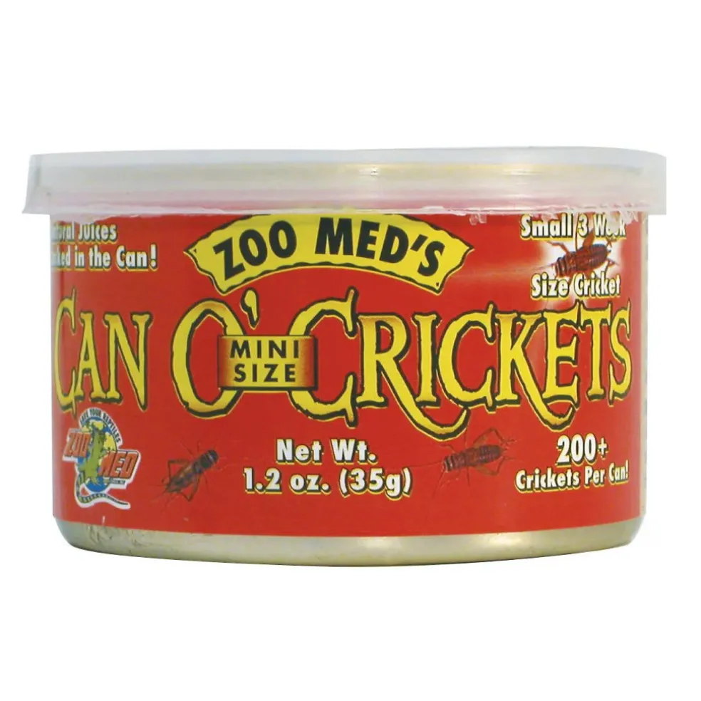 Zoo Med Mini Can O' Crickets Reptile Food & Treat (1.2 oz)