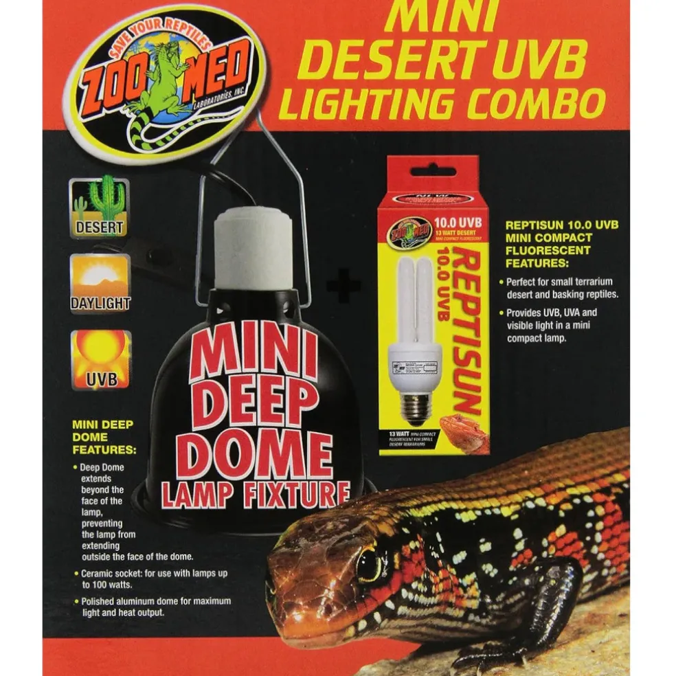 Zoo Med Mini Desert UVB Lighting Combo