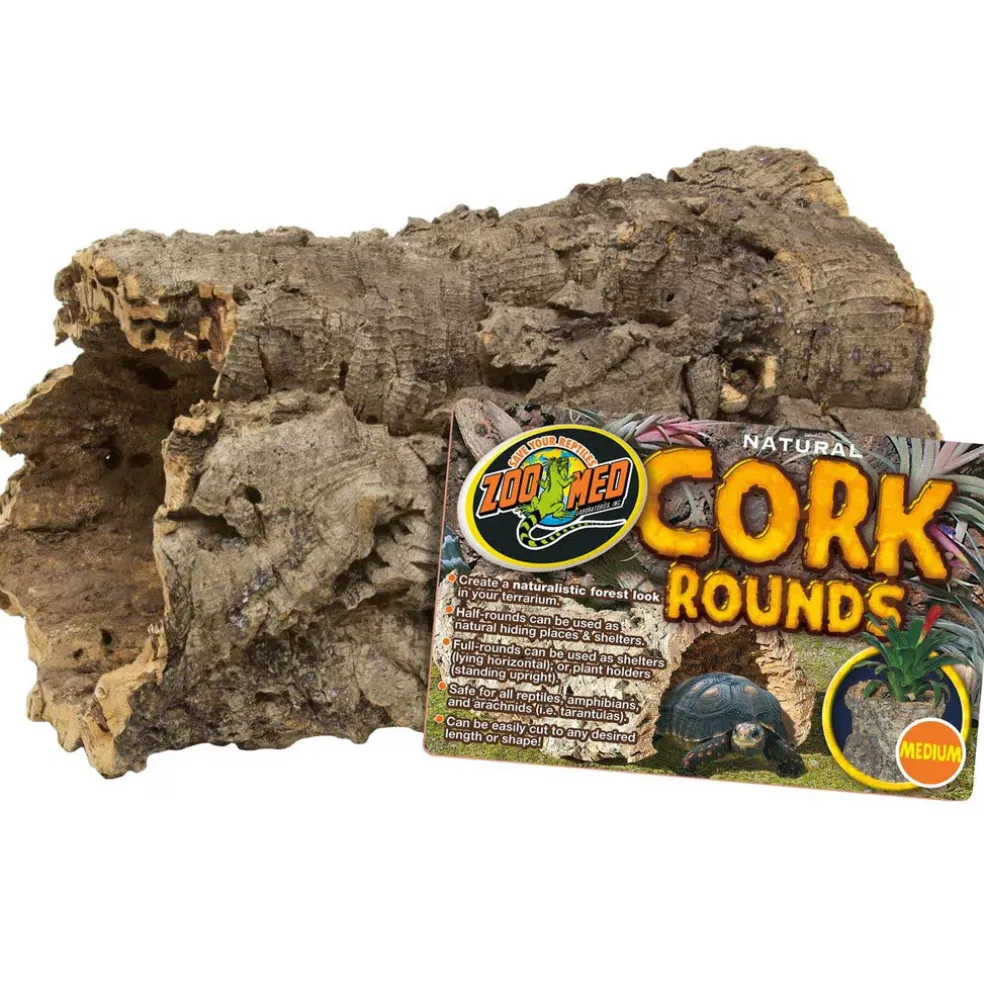 Zoo Med Natural Cork Bark Round Reptile Wood