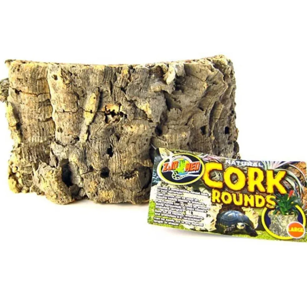Zoo Med Natural Cork Bark Round Reptile Wood