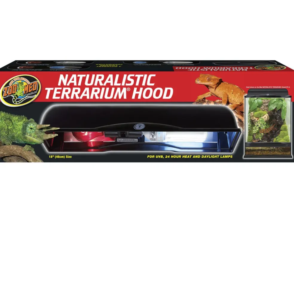 Zoo Med Naturalistic Terrarium Hood Black