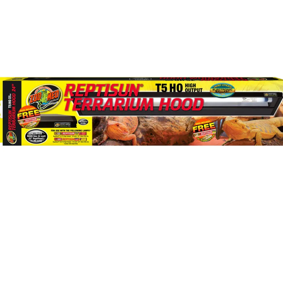 Zoo Med ReptiSun T5 HO High Output Reptile Terrarium Hood