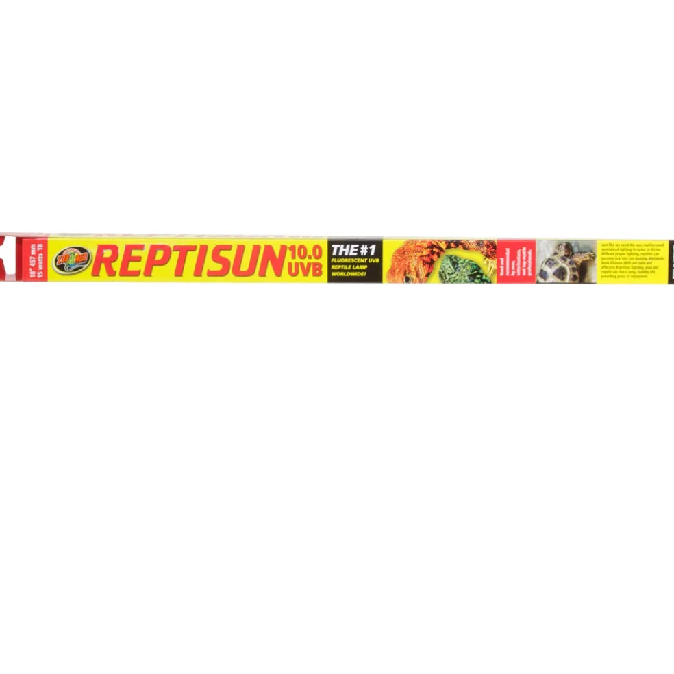 Zoo Med ReptiSun 10.0 UVB T8 Fluorescent Lamp White