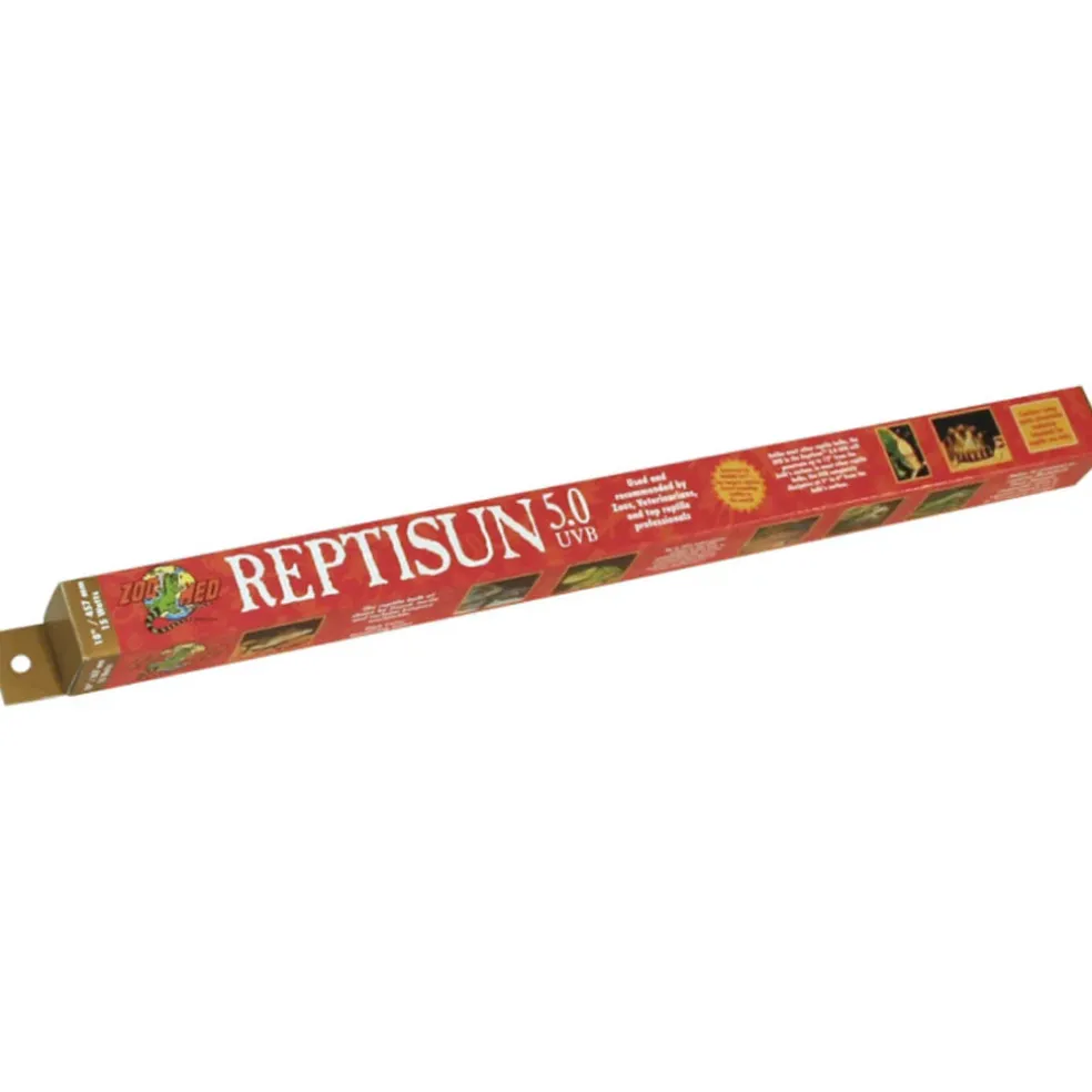 Zoo Med ReptiSun 5.0 UVB T8 Fluorescent Lamp White