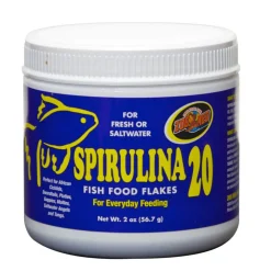 Zoo Med Spirulina 20 Flakes Fish Food