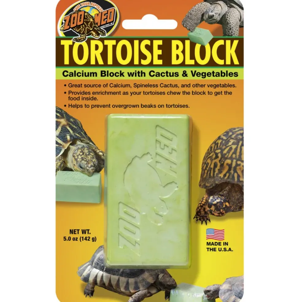 Zoo Med Tortoise Block Calcium Supplement with Cactus & Vegetables (5 oz)