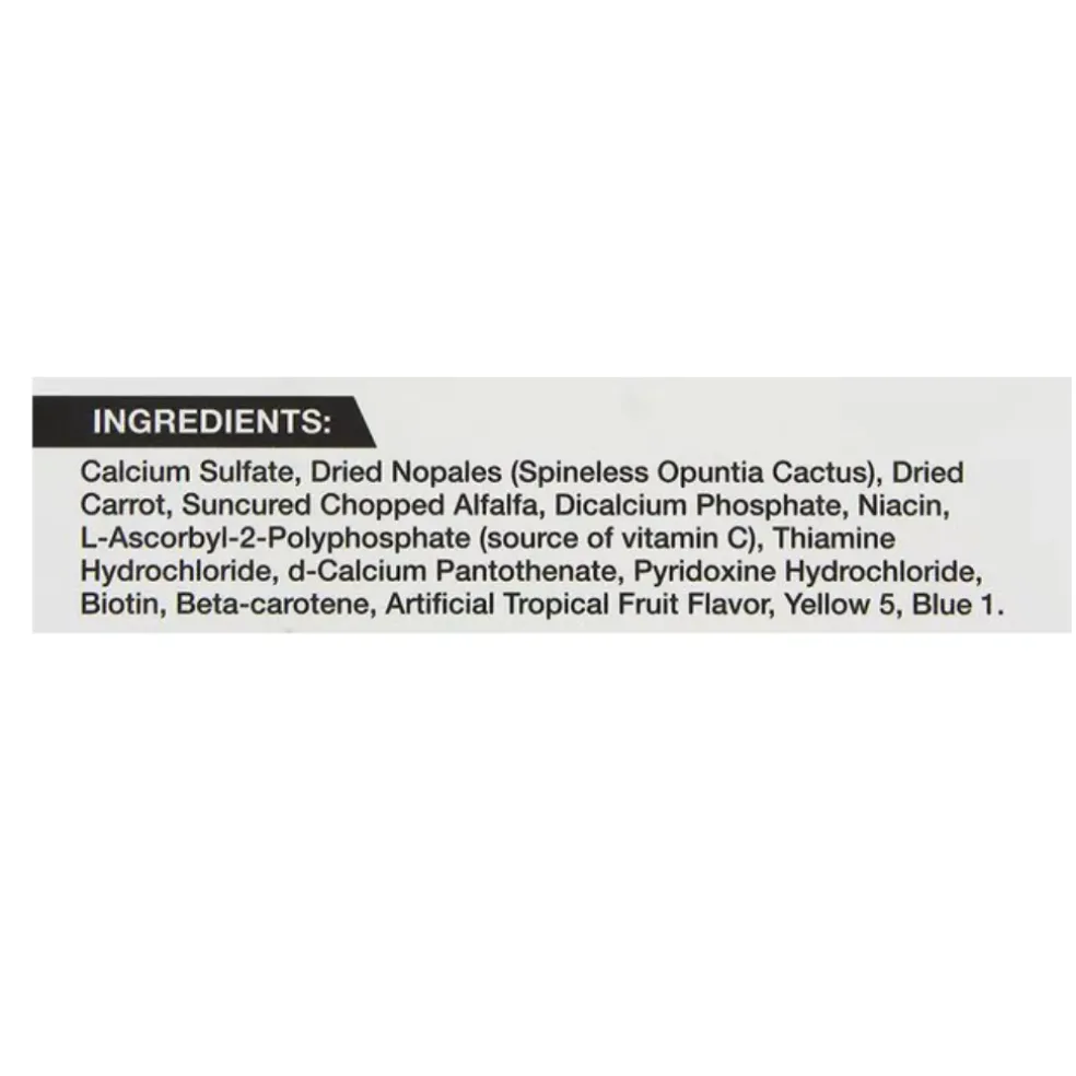 Zoo Med Tortoise Block Calcium Supplement with Cactus & Vegetables (5 oz)