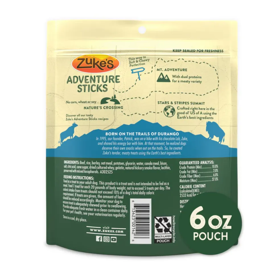 Zuke's Adventure Sticks Soft & Chewy Recipe