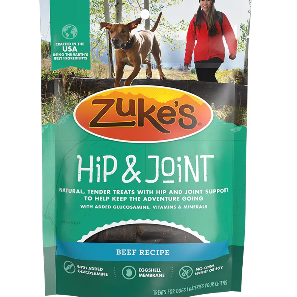 Zuke's Hip & Joint Natural Beef Recipe Soft & Chewy Dog Treats