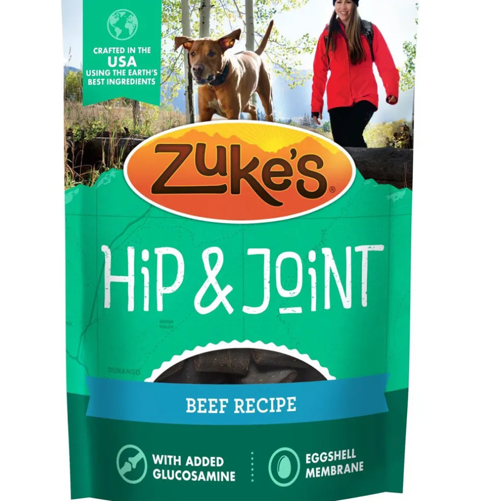 Zuke's Hip & Joint Support Beef Recipe Soft & Chewy Dog Treats
