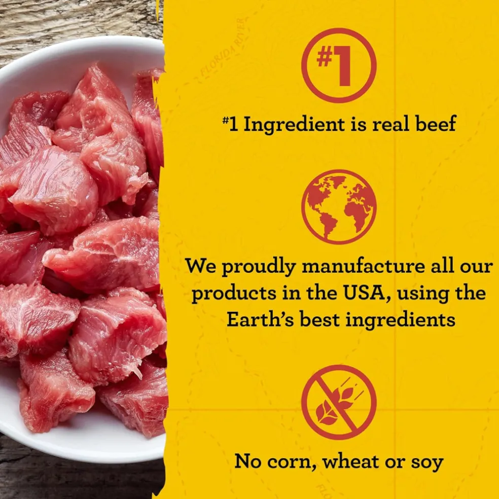 Zuke's Mini Naturals Beef Recipe Training Treats for Dogs