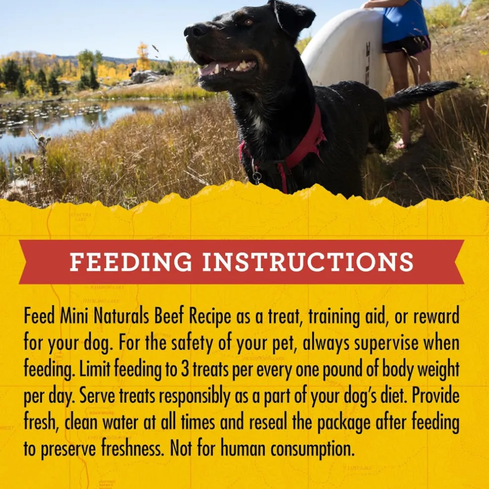 Zuke's Mini Naturals Beef Recipe Training Treats for Dogs