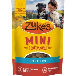 Zuke's Mini Naturals Beef Recipe Training Treats for Dogs