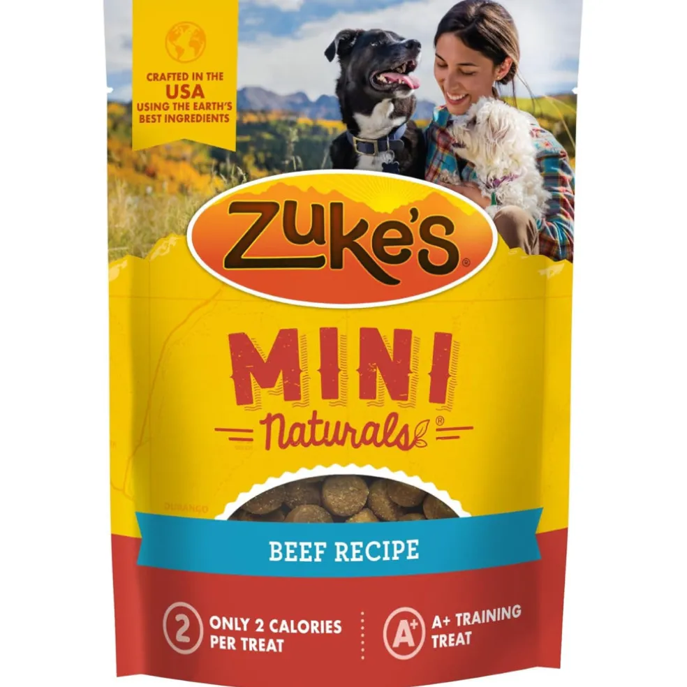 Zuke's Mini Naturals Beef Recipe Training Treats for Dogs
