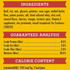 Zuke's Mini Naturals Beef Recipe Training Treats for Dogs