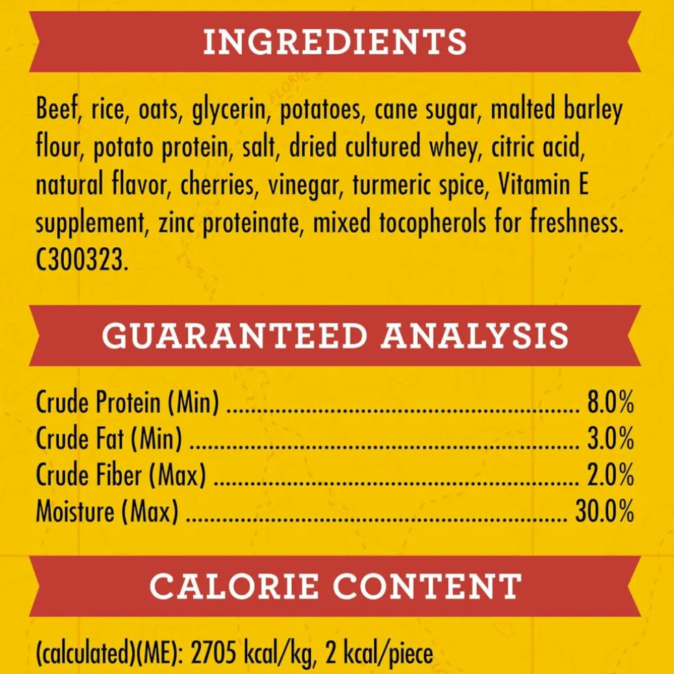 Zuke's Mini Naturals Beef Recipe Training Treats for Dogs