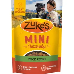 Zuke's Mini Naturals Duck Recipe Training Treats for Dogs