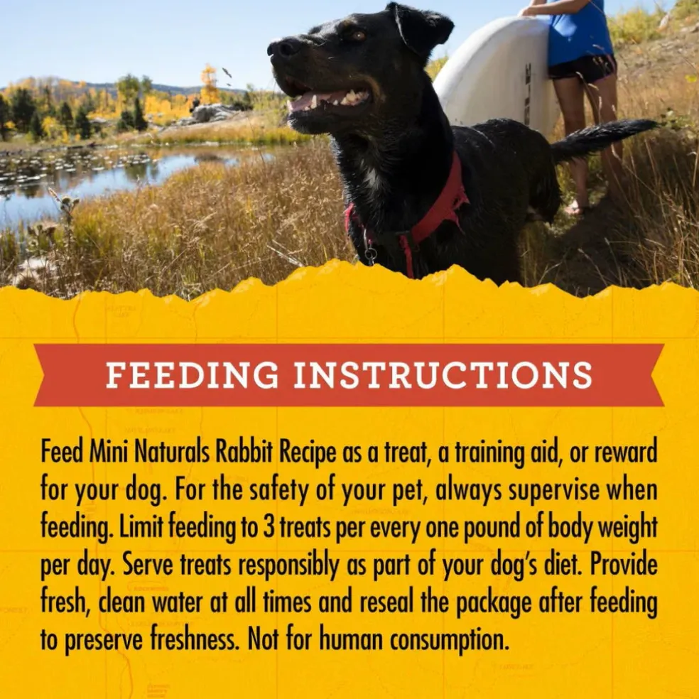 Zuke's Mini Naturals Rabbit Recipe Training Treats for Dogs
