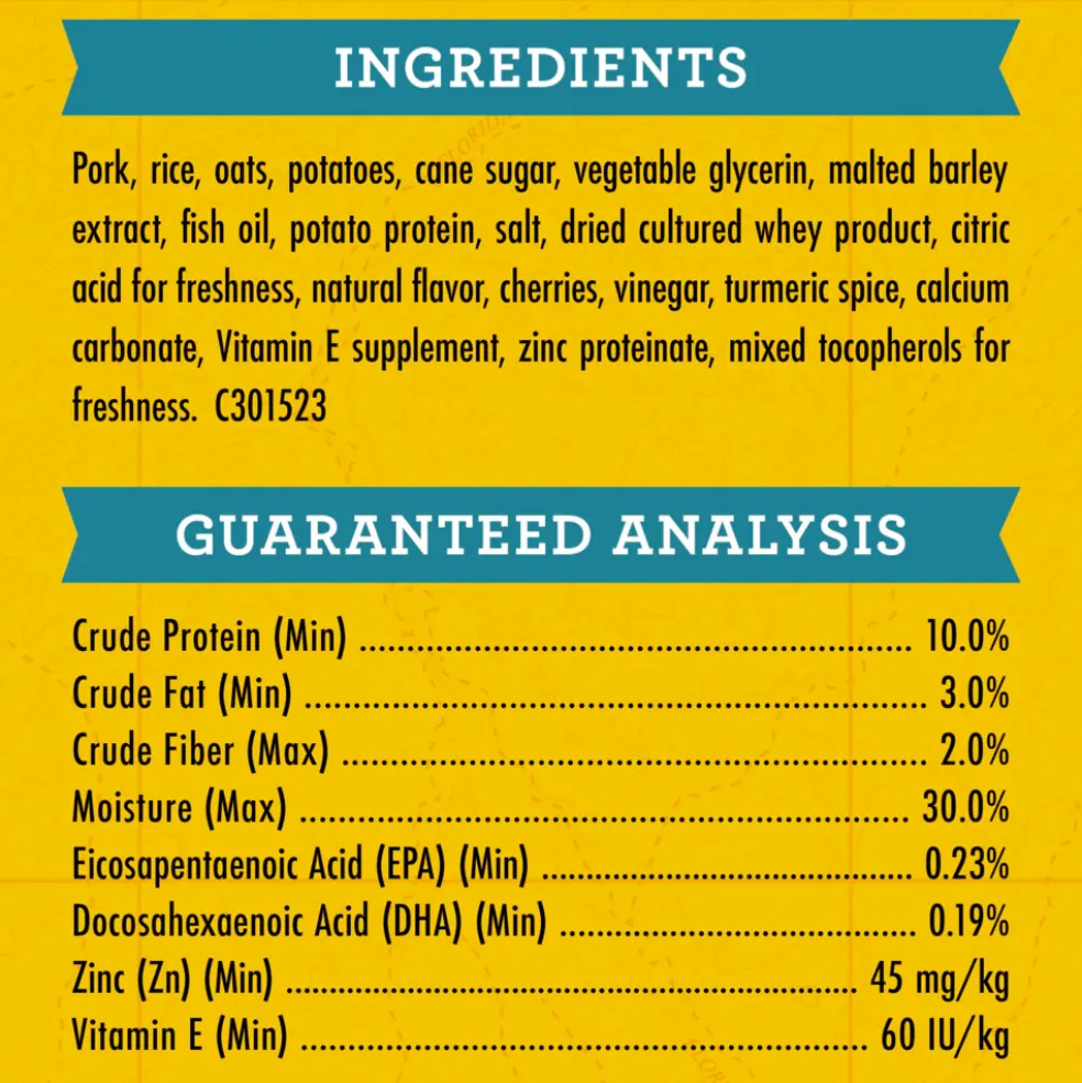 Zukes Naturals Pork Puppy Treats