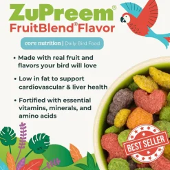 ZuPreem FruitBlend Bird Food Parrots & Conures