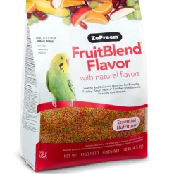 ZuPreem FruitBlend Flavor with Natural Flavors Daily Extra Small Bird Food, 14-oz