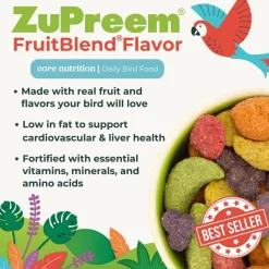 ZuPreem FruitBlend Flavor with Natural Flavors Daily Large Bird Food