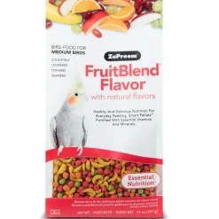 ZuPreem FruitBlend Flavor with Natural Flavors Daily Medium Bird Food
