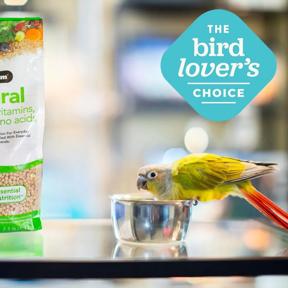 ZuPreem Natural Medium & Large Smart Pellet Bird Food for Parrots & Conures