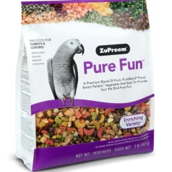 ZuPreem Pure Fun Parrot & Conure Bird Food, 2-lb