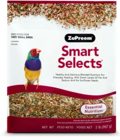 Zupreem Smart Selects Food for Very Small Birds, 2-lb